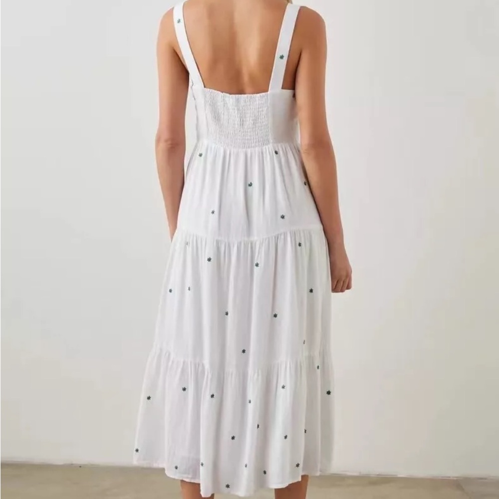 Rails Violet Dress - Green Daisy Embroidery - Picture 2 of 8